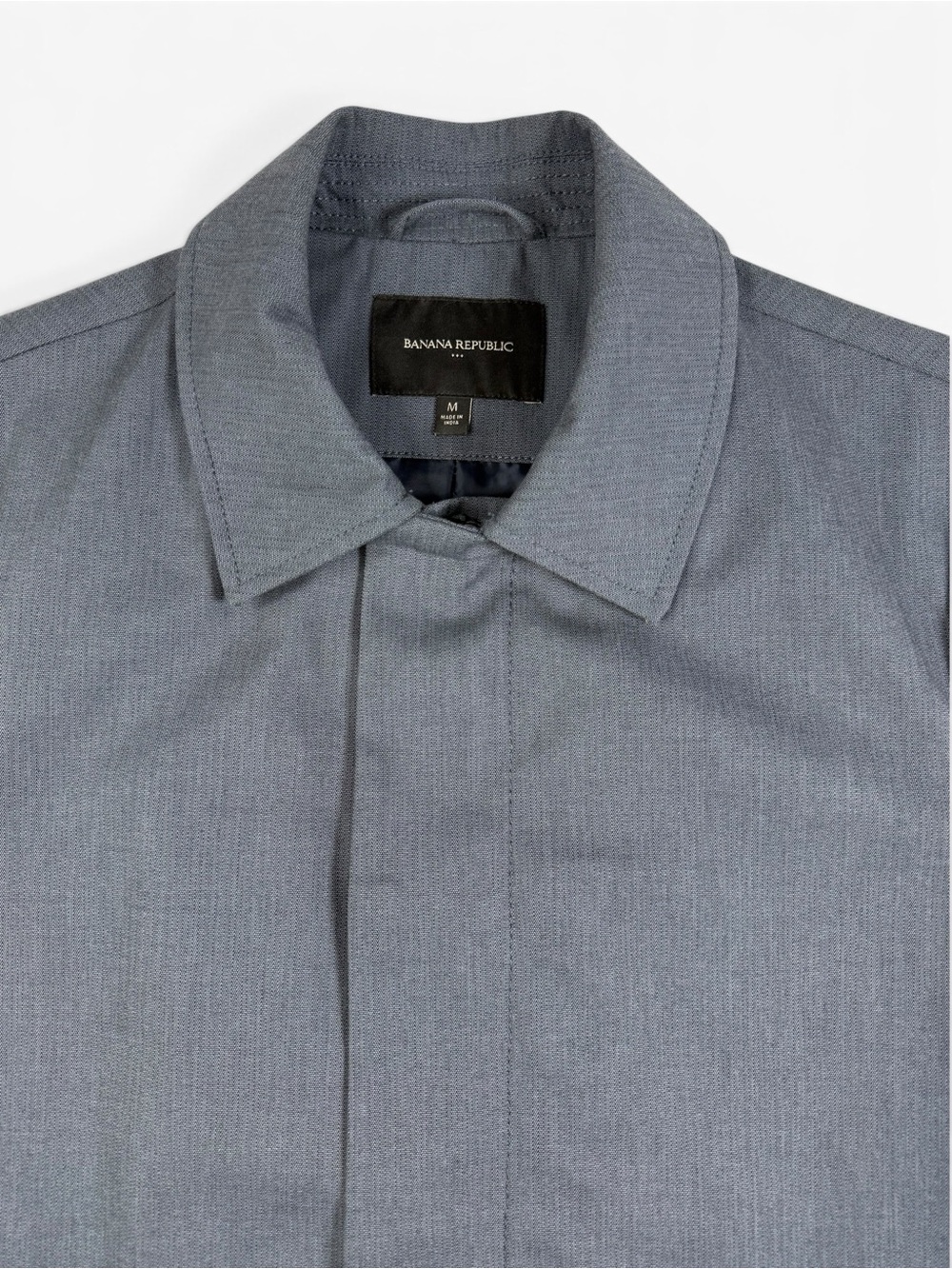 NWOT Banana Republic Mac Jacket Slate Blue Men’s Medium